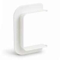 Canalit plafond/wand eindstuk voor leidingkanaal airco en warmtepomp wit RAL9010 140x90mm | 941380