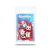 Klemko blister geïsoleerde ringkabelschoen M4 0,5-1,5mm² PVC | 170270