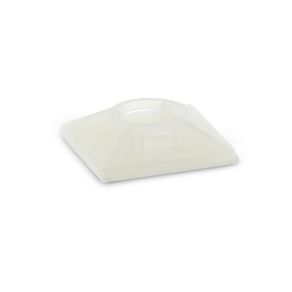 Plakzadel 19x19mm transparant 100 stuks