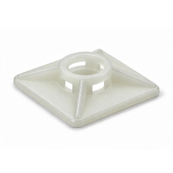 Mepac plakzadel 27x27mm transparant 100 stuks | 452130