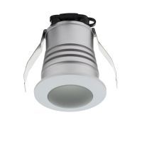 Minos inbouwspot aluminium 700mA 6000K, IP44 diffuse lens