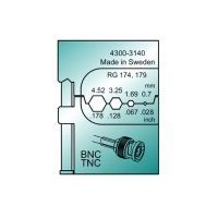 Klemko inzetmatrijs MTF coax connector RG174/179/coaxial 0,7 mm | 930654