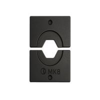 Inzetmatrijs kabelschoenen 45 kN recht 16 mm² - DIN K8 hexagonaal