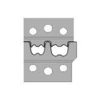 Wezag inzetmatrijs voor adereindhulzen, 25 - 35mm²