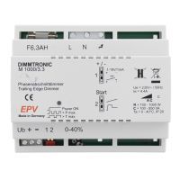 Lumiko Din rail dimmer fase afsnijding 1000W dimbaar via 0/1-10V of puls | 879200