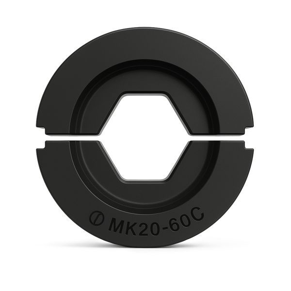 Inzetmatrijs kabelschoenen 60 kN rond, 120 mm² - DIN K20 hexagonaal