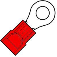 Klemko ringkabelschoen M10 geïsoleerd voor 0,5-1,5 mm² SuperPidg | 156430