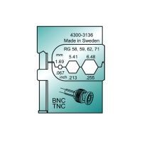 Klemko inzetmatrijs MTF coax connector RG58/59/62/71/coaxial | 930658