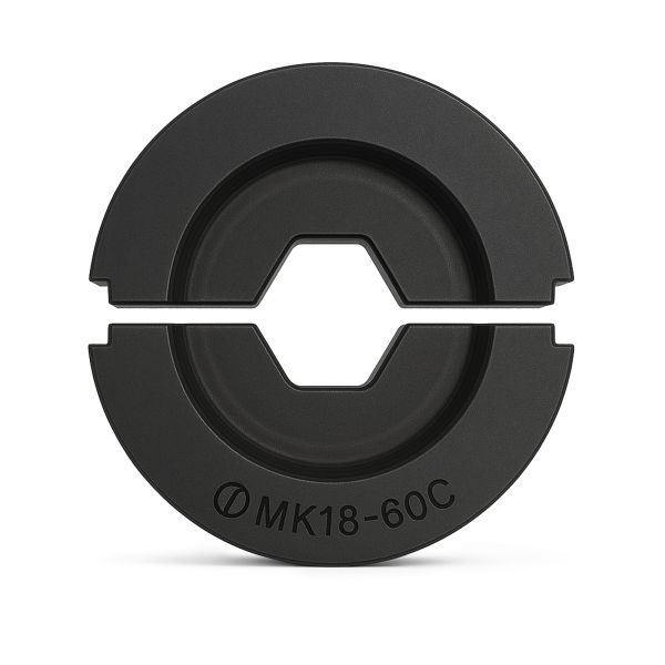 Inzetmatrijs kabelschoenen 60 kN rond, 95 mm² - DIN K18 hexagonaal