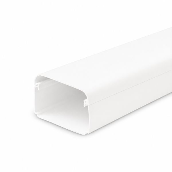 Canalit leidingkanaal voor airco's en warmtepompen wit RAL9010 125x75mm - verpakt 2 meter | 940275