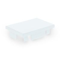 Eindstuk 90x60mm wit