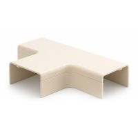 Canalit T-stuk met bodemstuk voor Systeem25 leidingkoker 25x13mm crème RAL1013 - 2 stuks | 931051