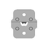 Wezag inzetmatrijs voor ongeïsoleerde ringkabelschoenen, 16mm²