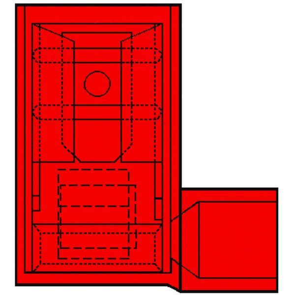 Vol.Geïsol. Vlakstekerhuls 6,3x0,8mm voor 0,5-1,5 mm², PVC, haaks