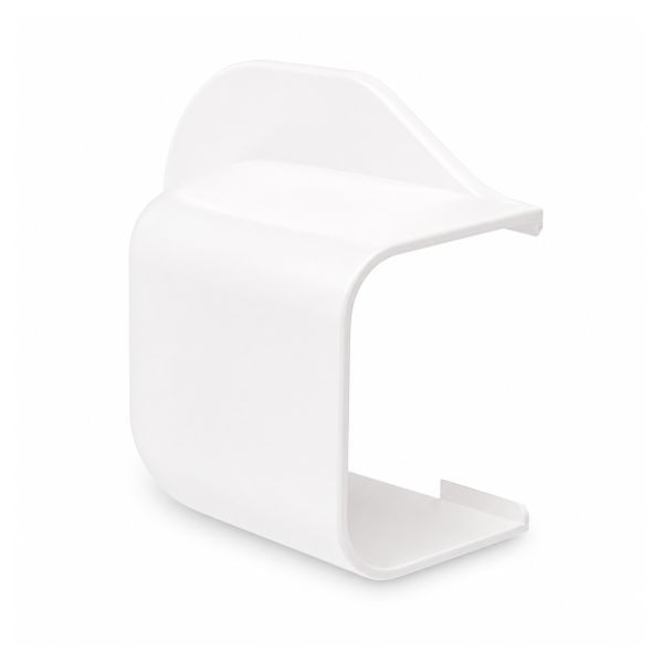Canalit muurafdekkap voor leidingkanaal airco en warmtepomp wit RAL9010 125x75mm | 941875