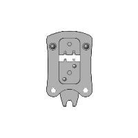 Inzetmatrijs voor Male/Female Sub-D rondstekers, CSV10