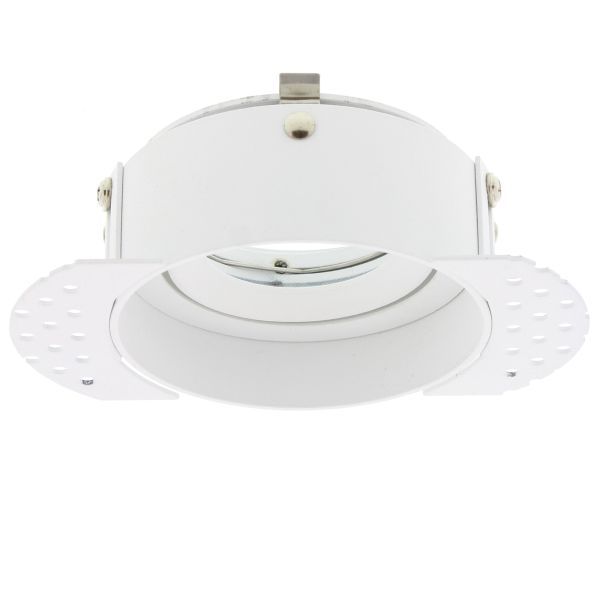 Rond trimless armatuur voor Lumiko modulair, wit, richtbaar