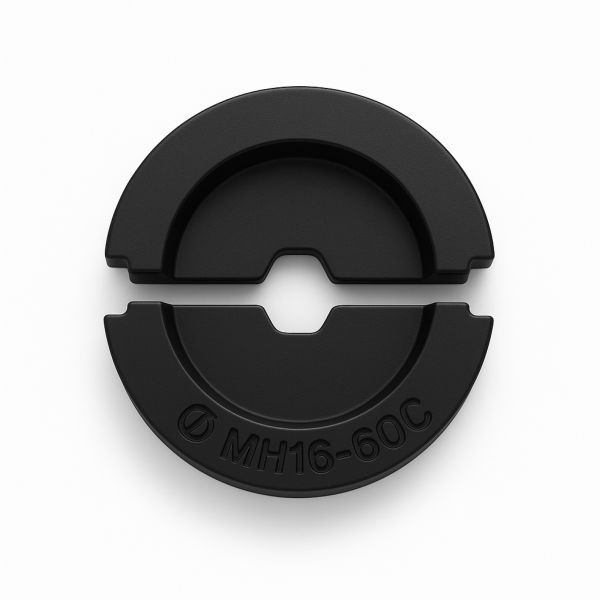 Inzetmatrijs kabelschoenen 60 kN rond 16 mm² hexagonaal