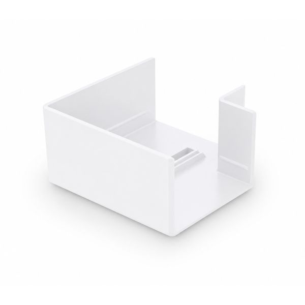 Canalit vlakhaakstuk voor M5 kabelkanaal 60x60mm wit