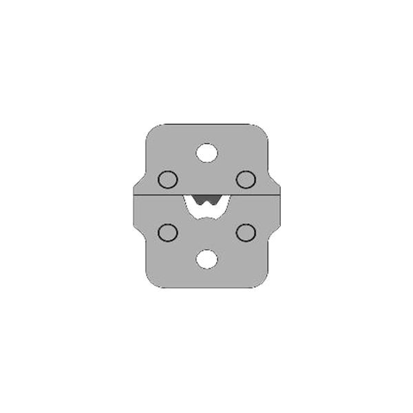 Wezag inzetmatrijs voor ongeïsoleerde ringkabelschoenen, 16mm²