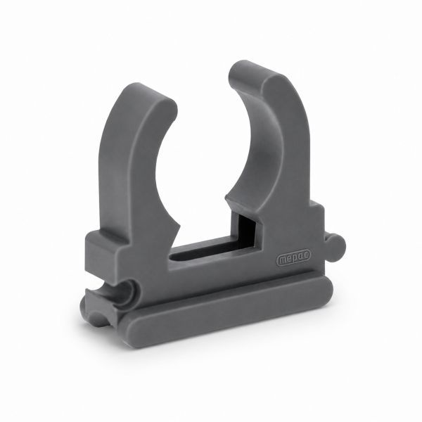 Mepac klembeugel classic grijs 25mm 50 stuks | 412216