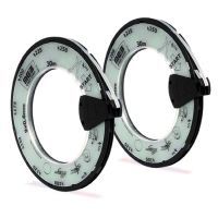 RVS klembandrol variabele diameters, 30 meter rood