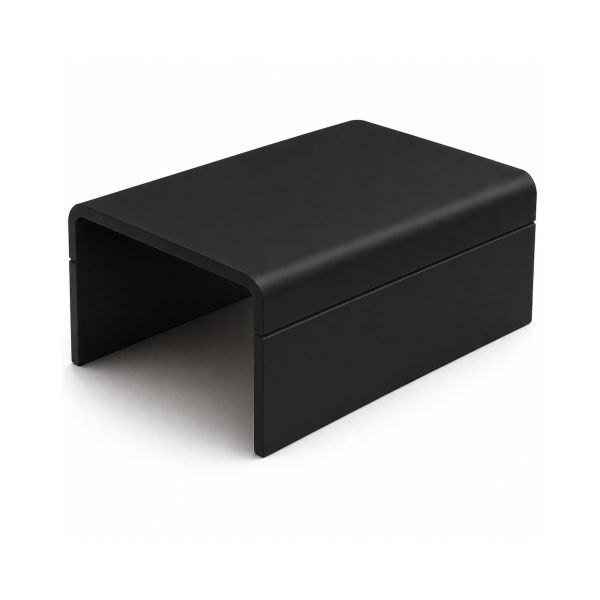 Canalit eindstuk voor Systeem25 leidingkoker 25x13mm zwart RAL9005 - 2 stuks | 934041