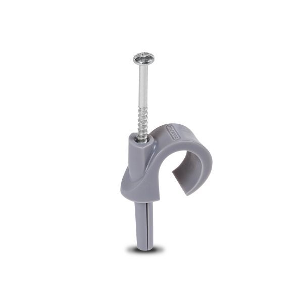 Plugclip schroef 16/19mm grijs 100 stuks