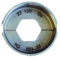 Matrijsset MS22, zeskantpersing, kabelschoen,doorsnede:120mm²,DIN46235