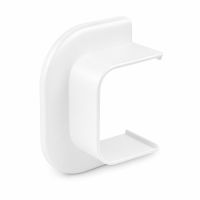 Canalit plafond/wand eindstuk voor leidingkanaal airco wit RAL9010 80x60mm | 941360