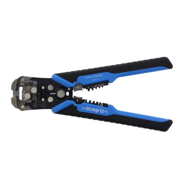 Bluegrip strip-, knip- en krimptang 0,14–6,0 mm² voor adereindhulzen
