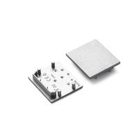 Eindkap voor Profiel 30 type 30-02, wit