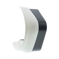 Aansluitstuk met flexibele rand 65x50mm, antraciet