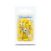 Klemko blister geïsoleerde ringkabelschoen M4 voor draad 4,0-6,0mm2 | 171100