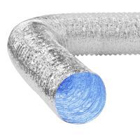 Panflex AluGuard Plus ongeïsoleerde ventilatieslang D127mm L10 meter | 354.127.10.01