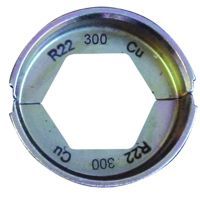 Matrijsset MS22, zeskantpersing, kabelschoen,doorsnede:300mm²,DIN40500