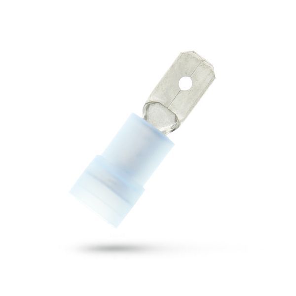 Geïsoleerde Vlaksteker 4,8x0,8mm voor 1,5-2,5 mm², Nylon