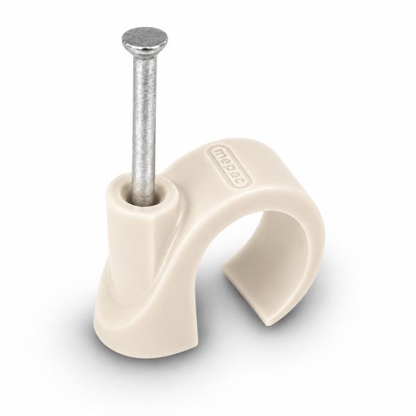 Mepac spijkerclip crème 16-19mm 100 stuks | 421325
