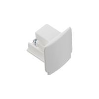 3 fase rails - eindkap, wit (RAL9010)