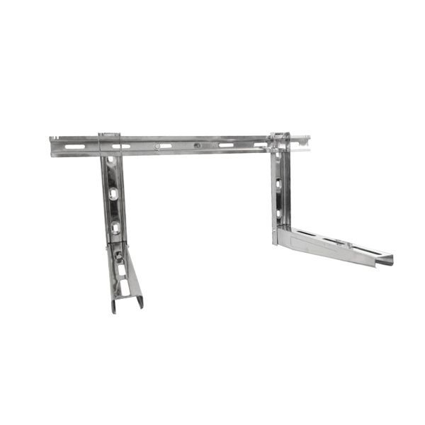 Wandbeugel met schuifrail 800 x 450mm, wit