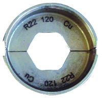 Matrijsset MS22, zeskantpersing, kabelschoen,doorsnede:120mm²,DIN40500