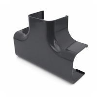 Canalit T-stuk voor leidingkanaal airco en warmtepomp antraciet grijs RAL7016 125x75mm | 942079