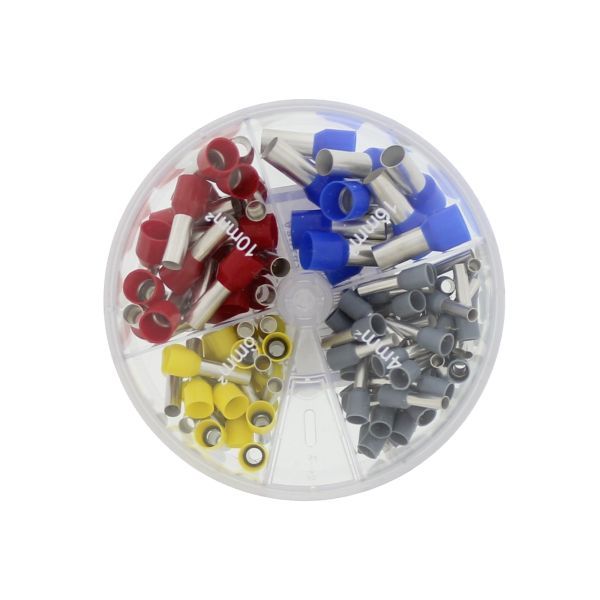 Klemko carrousel geïsoleerde adereindhulzen 4–16 mm² DIN kleur | 910202