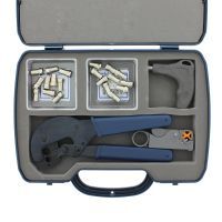 Klemko assortiment F-connectoren female krimp Coax-12 en RG59 | 910071