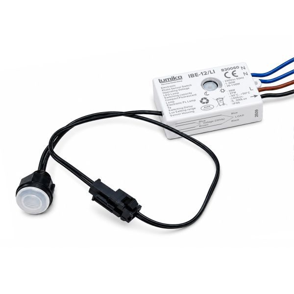 Lumiko Inbouw schemerschakelaar 0,5A lux instelbaar 5-300 lux | 830060