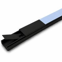 Canalit Systeem25 leidingkoker met uitscheurbare bodem 25x13mm zwart RAL9005  van 2 meter - 5 stuks | 930042