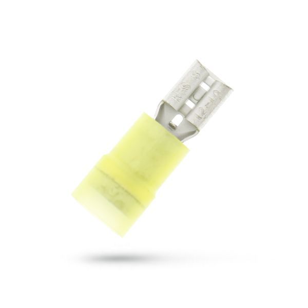 Nylon Geïsoleerde Vlakstekerhuls 4,8x0,8mm voor 4,0-6,0 mm²