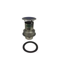 Klikkap RVS met foamring (1-delig) D50mm