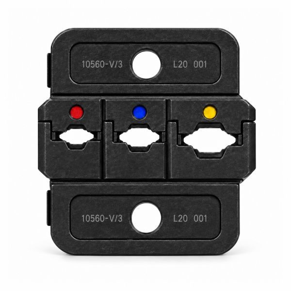 Wezag inzetmatrijs voor geïsoleerde kabelschoenen, 0,5 - 6,0mm², met locator