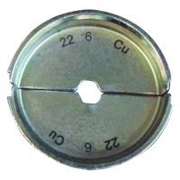 Matrijsset MS22, zeskantpersing, kabelschoen,doorsnede: 6mm², DIN46235